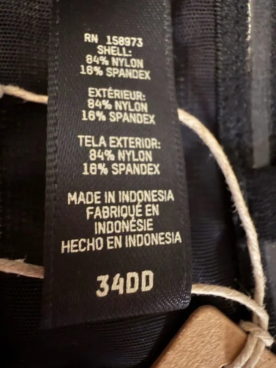 NWT 🖤 SKIMS No Show Unlined Demi Bra – Onyx 34DD - Picture 4 of 5